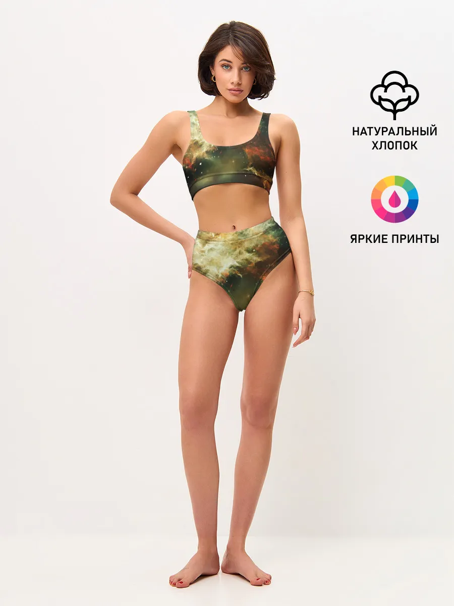 Женские топ и трусы / НЕОНОВЫЕ ЗВЕЗДЫ