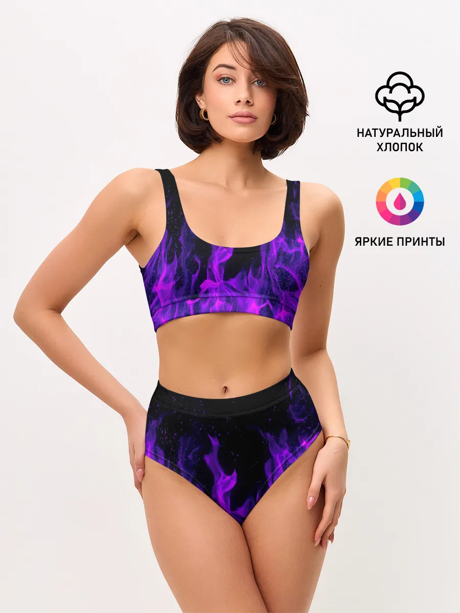 Женские топ и трусы / ФИОЛЕТОВЫЙ ОГОНЬ | PURPLE FIRE
