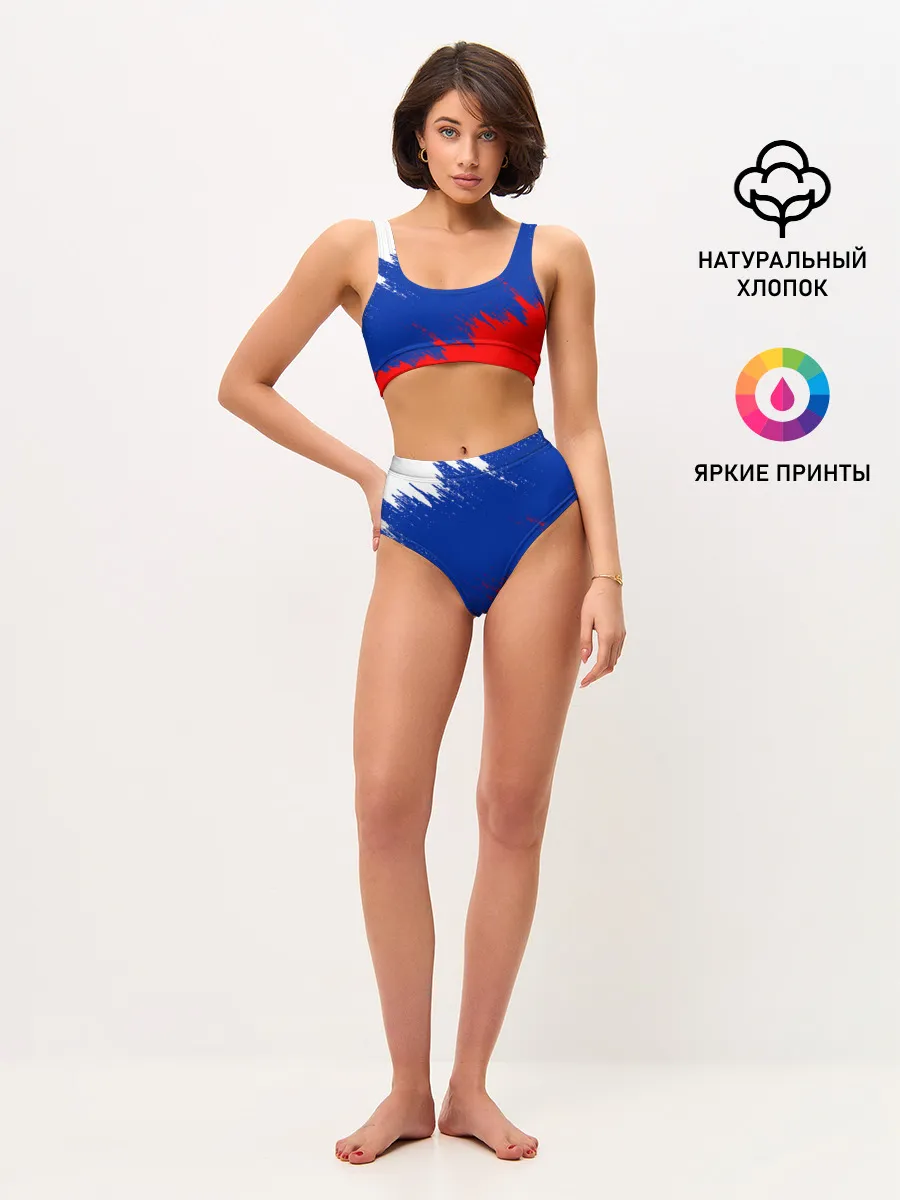 Женские топ и трусы / РОССИЯ ТРИКОЛОР