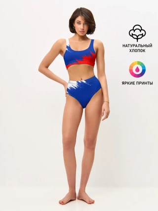 Женские топ и трусы / РОССИЯ ТРИКОЛОР