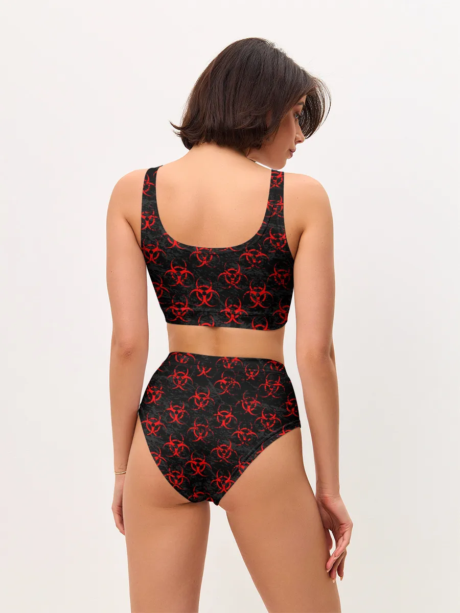 Женские топ и трусы / RED BIOHAZARD