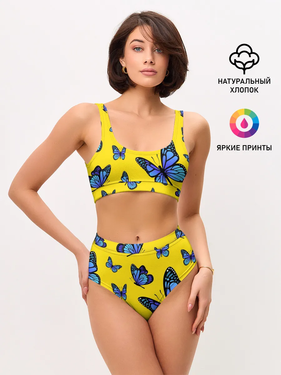 Женские топ и трусы / БАБОЧКИ