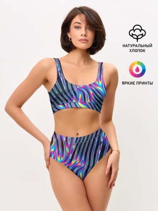 Женские топ и трусы / DIGITAL ABSTRACT
