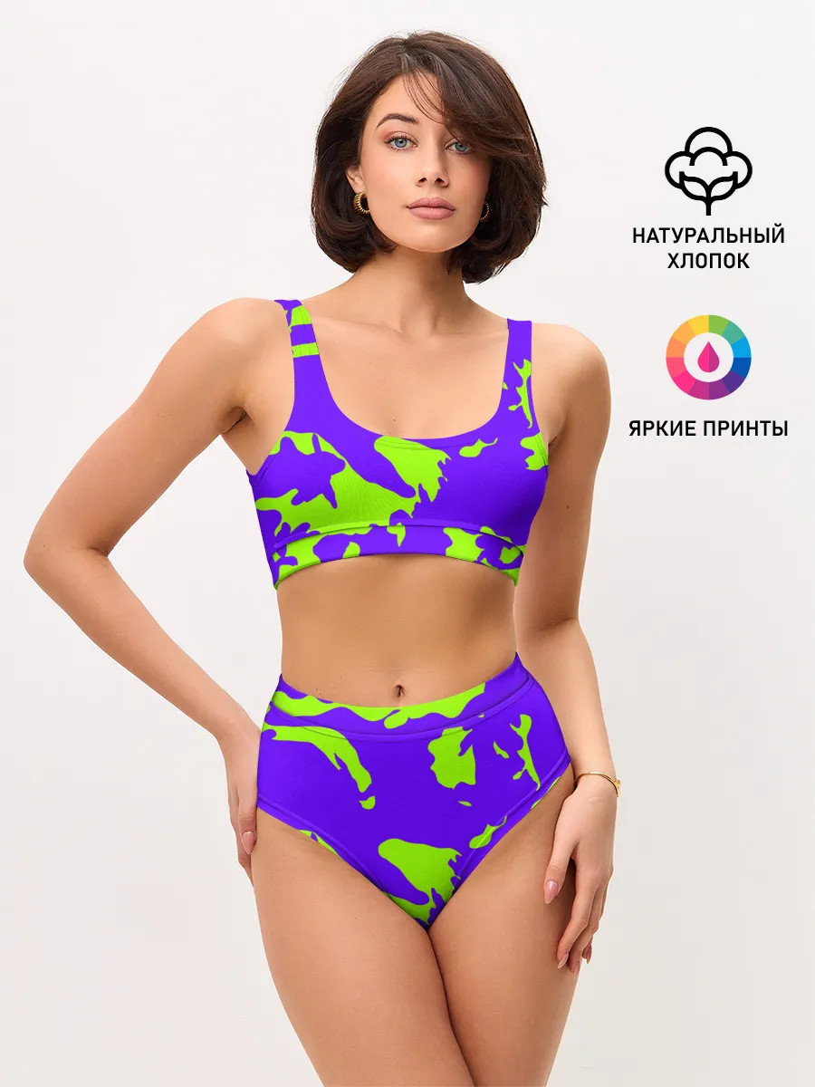 Женские топ и трусы / тeкстура