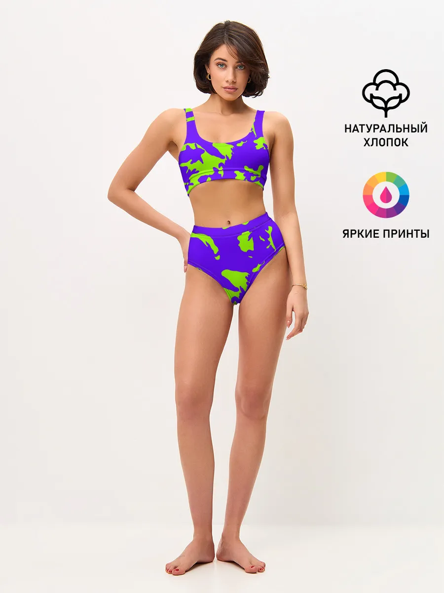 Женские топ и трусы / тeкстура