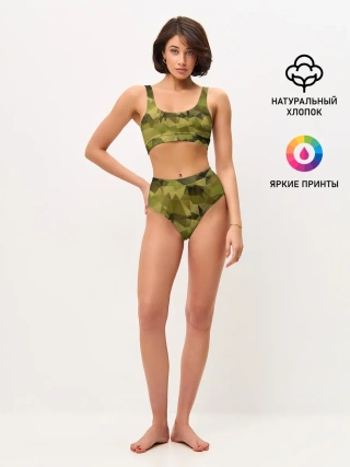 Женские топ и трусы / СОВРЕМЕННЫЙ КАМУФЛЯЖ