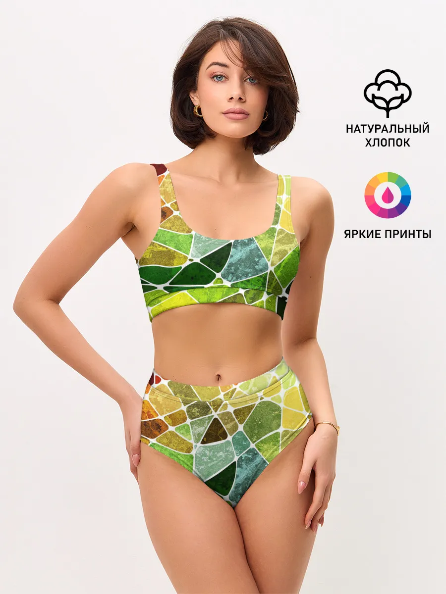 Женские топ и трусы / Мозаика