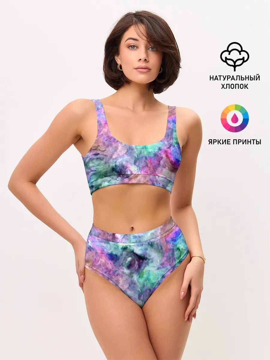 Женские топ и трусы / Color splashes