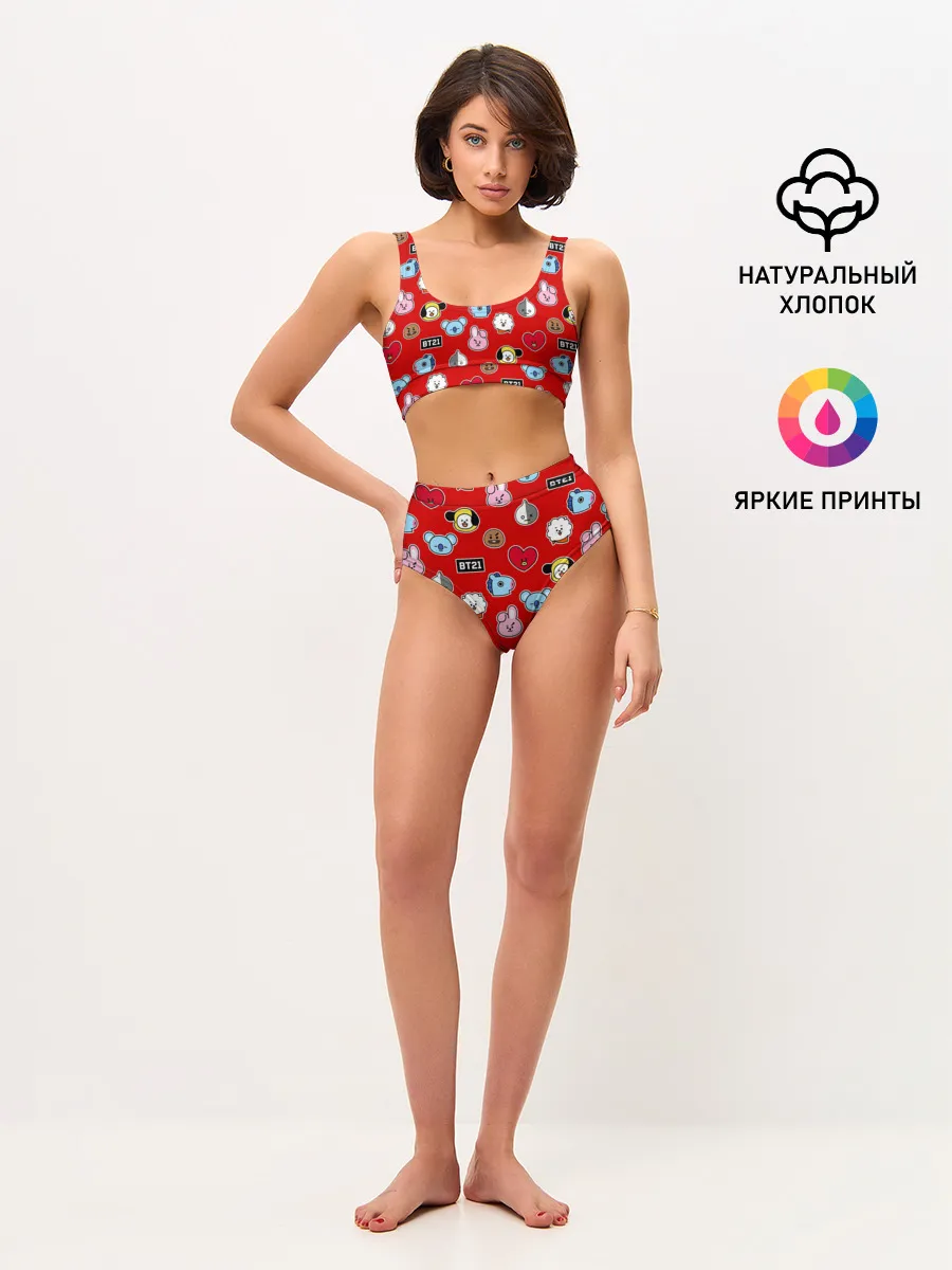 Женские топ и трусы / BTS