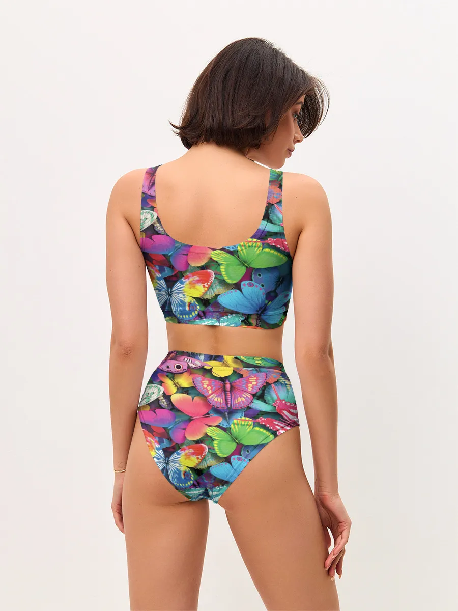 Женские топ и трусы / Радужный рой