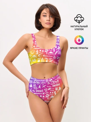 Женские топ и трусы / FORTNITE PARTY EVENT