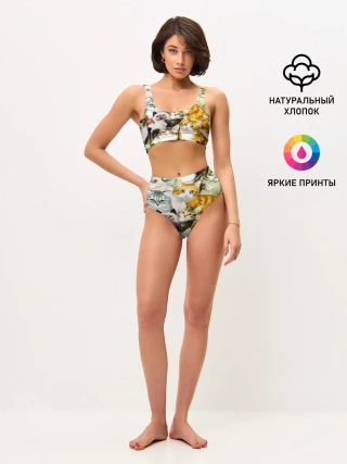 Женские топ и трусы / КОТЫ