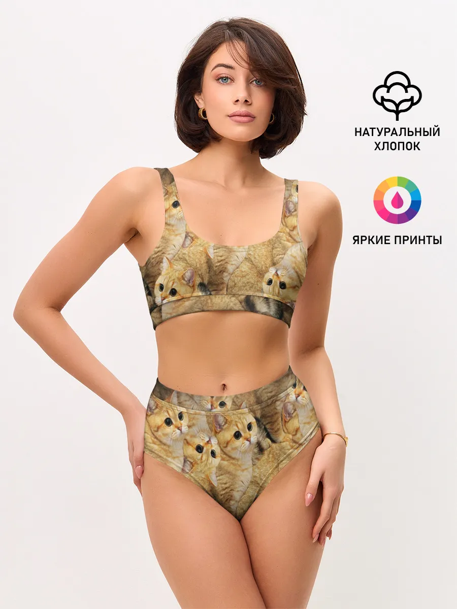 Женские топ и трусы / КОТЯТУШКИ