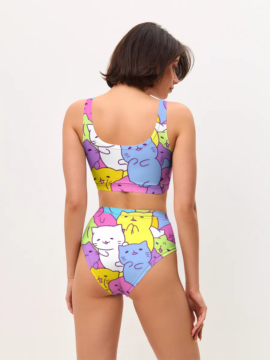 Женские топ и трусы / МИЛЫЕ КОТЯТКИ