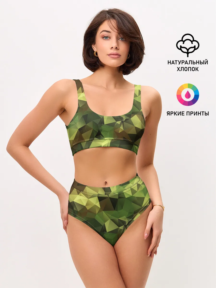 Женские топ и трусы / МИЛИТАРИ