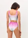 Женские топ и трусы / Паттерн розовый джоджо