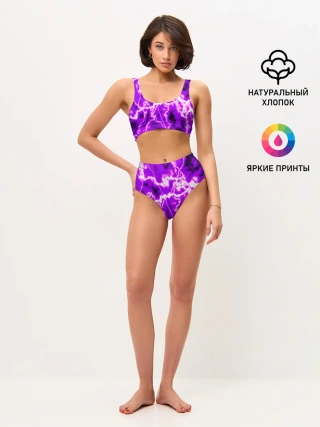 Женские топ и трусы / НЕОНОВАЯ СТИХИЯ