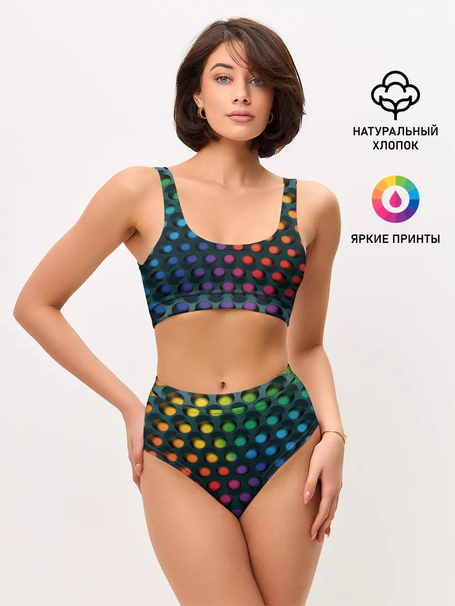 Женские топ и трусы / 3Д спектр