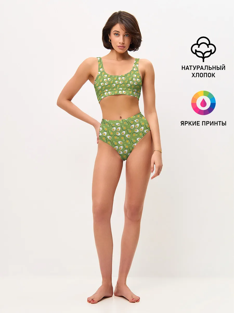 Женские топ и трусы / Avocado and Eggs