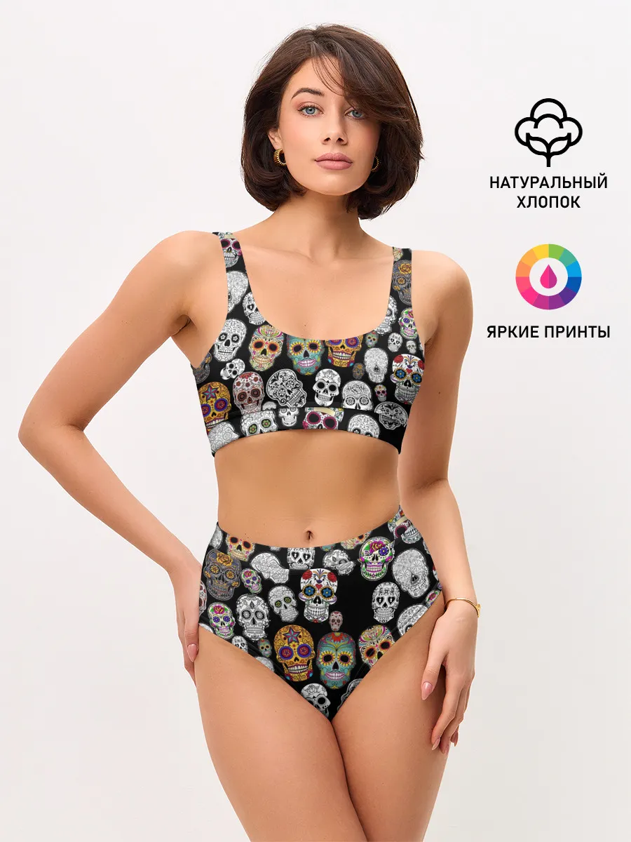 Женские топ и трусы / Мексиканский праздник