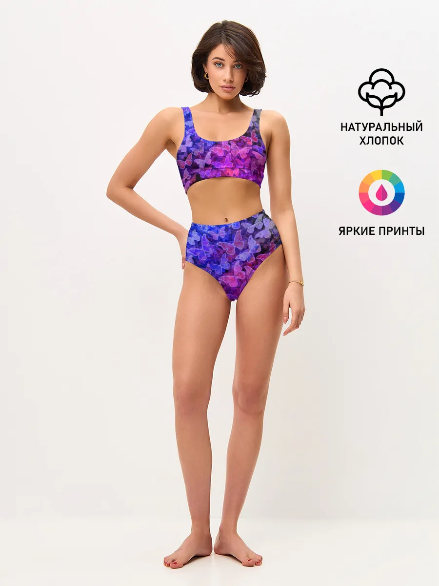 Женские топ и трусы / Стеклянный рой