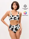 Женские топ и трусы / COW PRINT