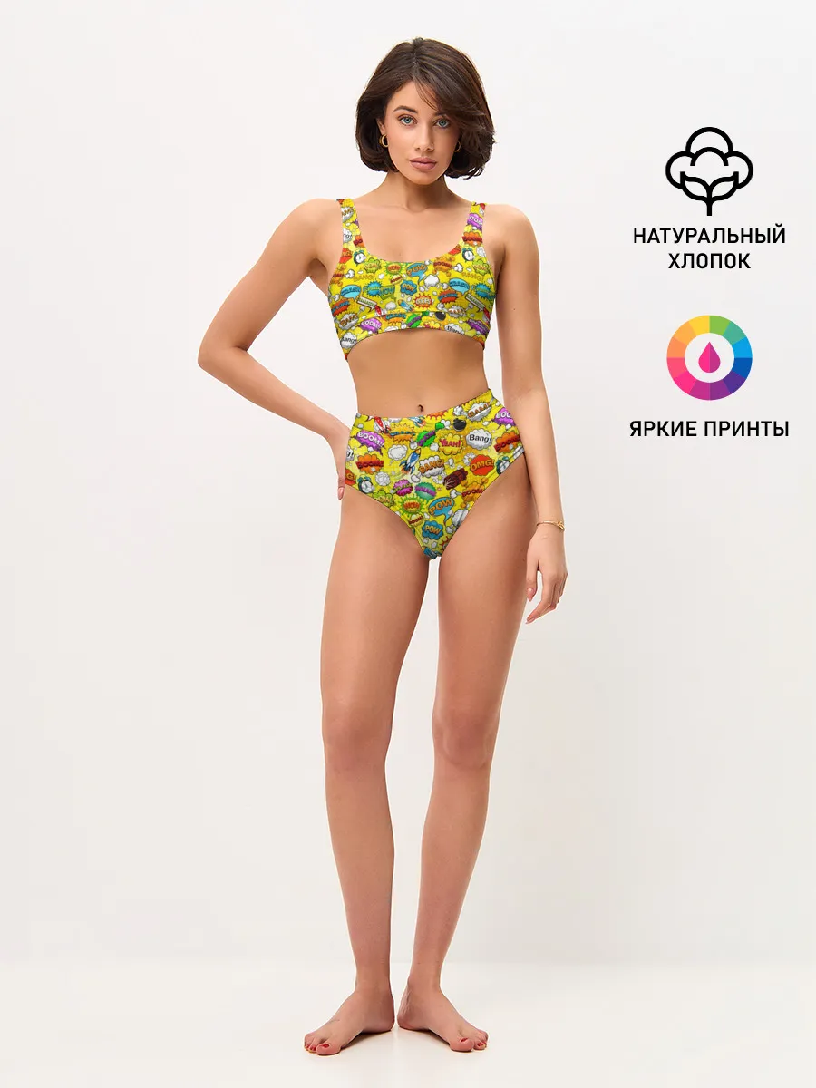 Женские топ и трусы / Pop art