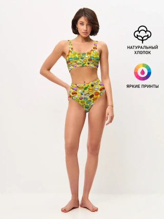 Женские топ и трусы / Pop art