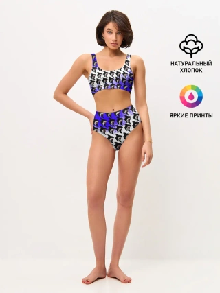 Женские топ и трусы / Акула