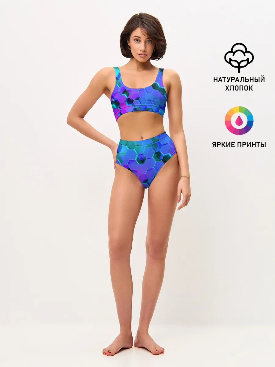 Женские топ и трусы / Geometry