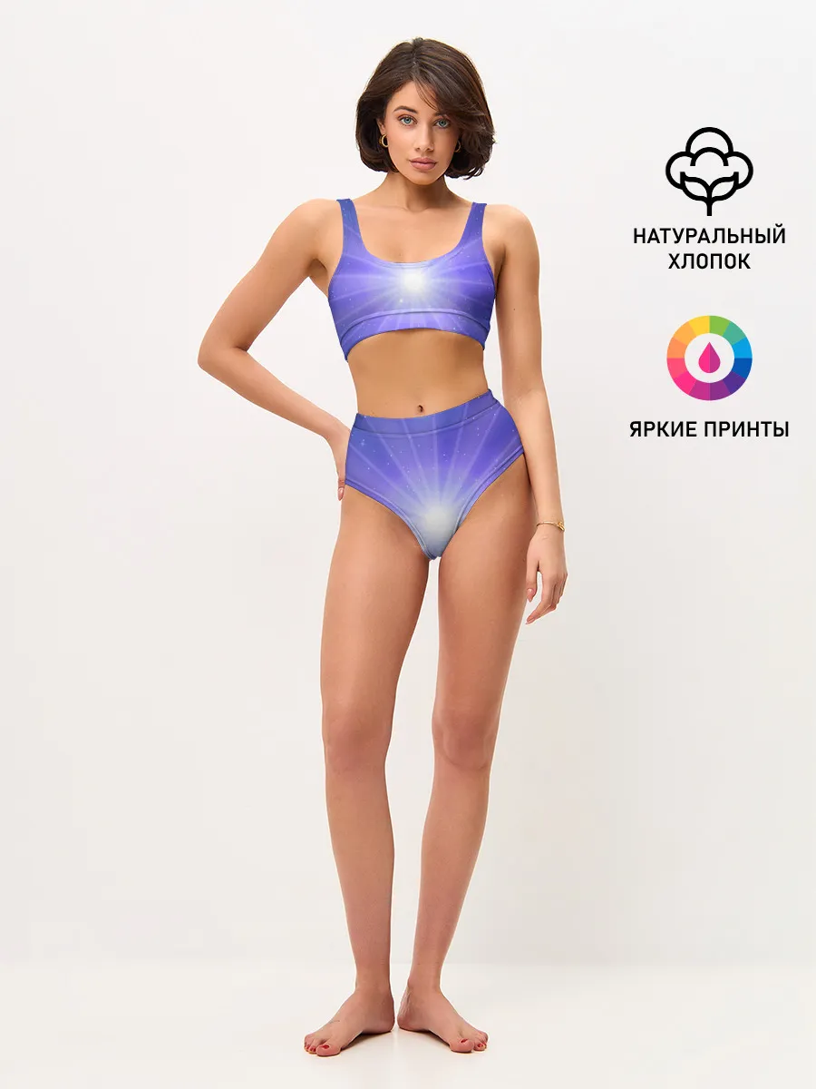 Женские топ и трусы / Космос
