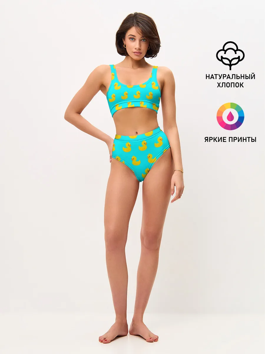 Женские топ и трусы / Уточки