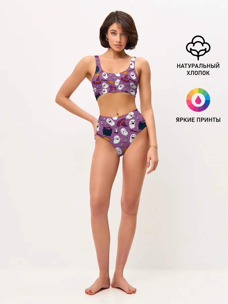 Женские топ и трусы / halloween 2020