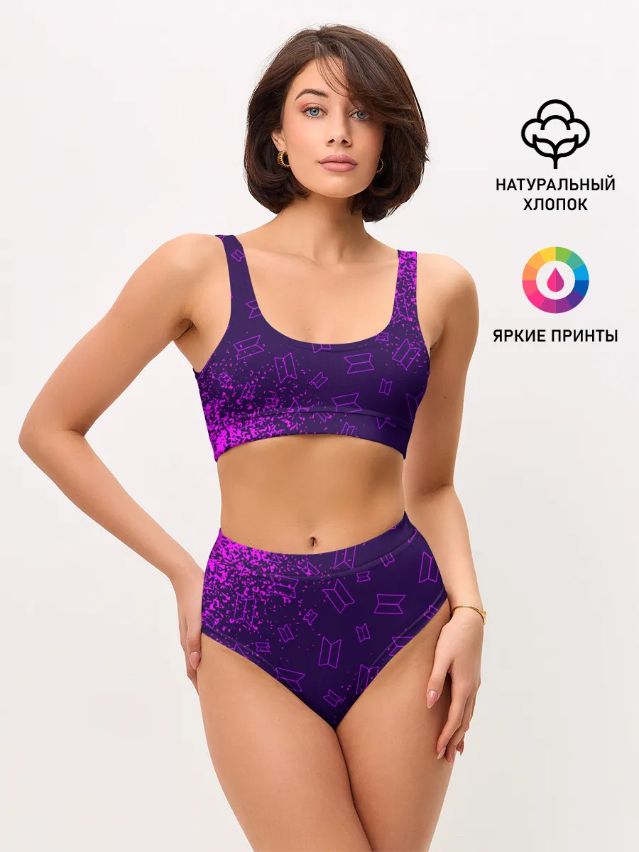 Женские топ и трусы / BTS / БТС