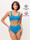 Женские топ и трусы / Наполи Блю