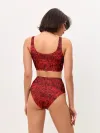 Женские топ и трусы / Розы