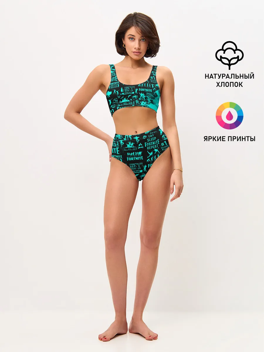 Женские топ и трусы / Fortnite.