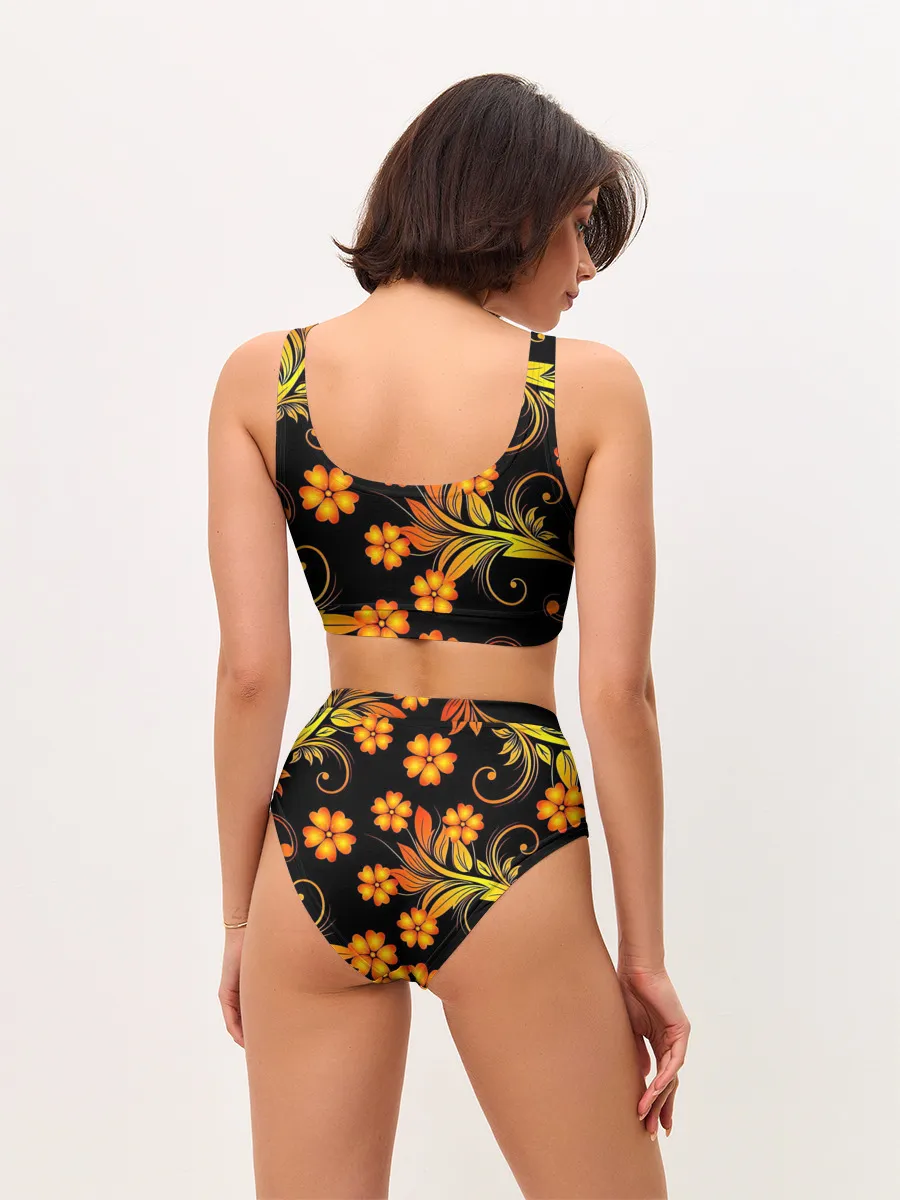 Женские топ и трусы / Хохлома