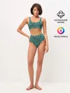 Женские топ и трусы / ЛАЗУРНЫЙ ЛЕОПАРД