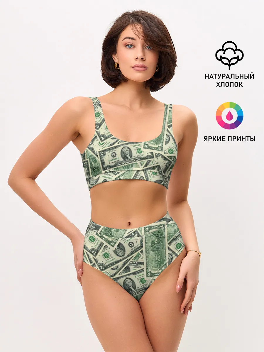 Женские топ и трусы / Доллар