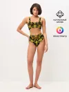 Женские топ и трусы / gold spades