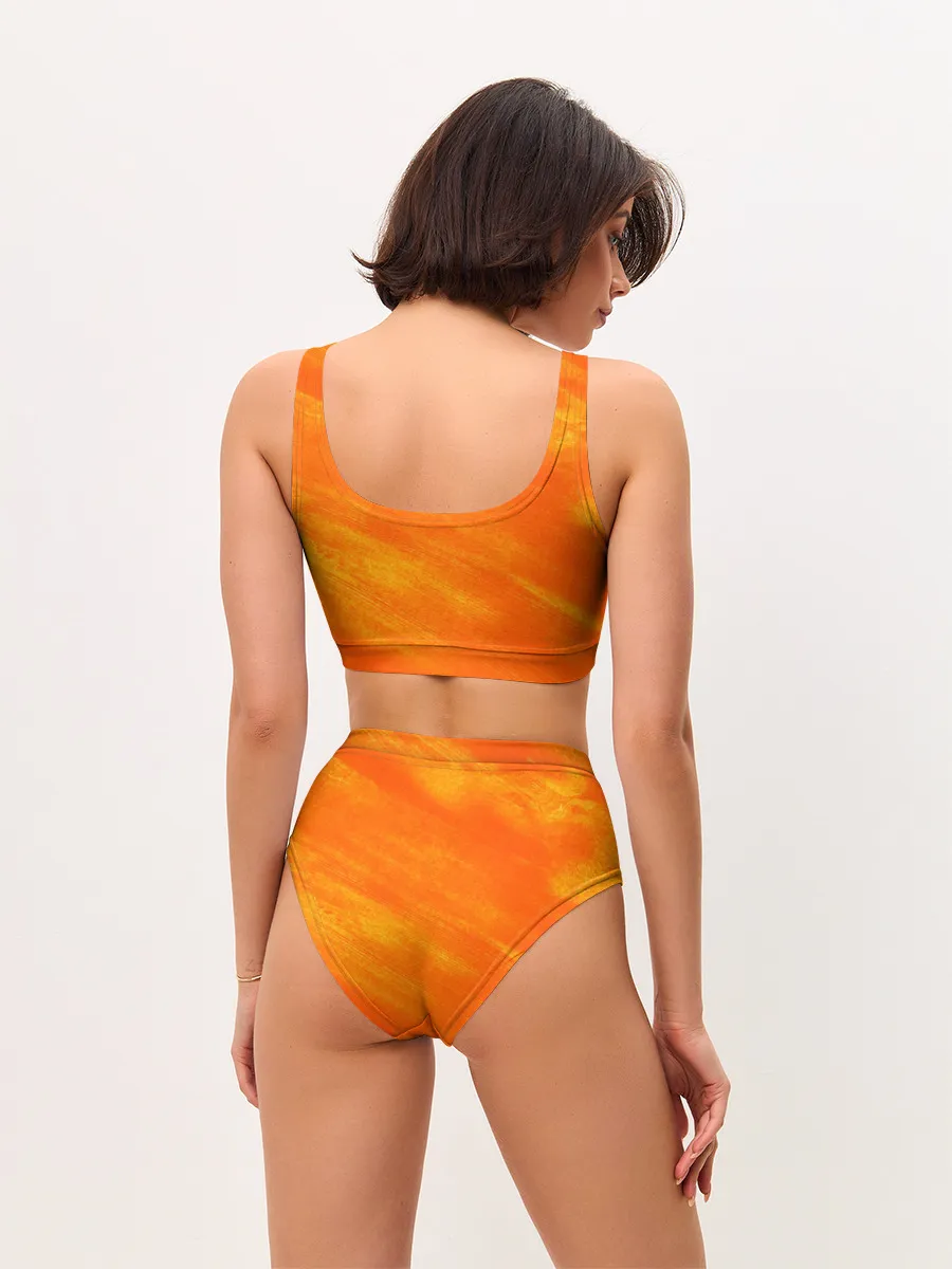 Женские топ и трусы / ОРАНЖЕВАЯ КРАСКА