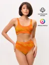 Женские топ и трусы / ОРАНЖЕВАЯ КРАСКА