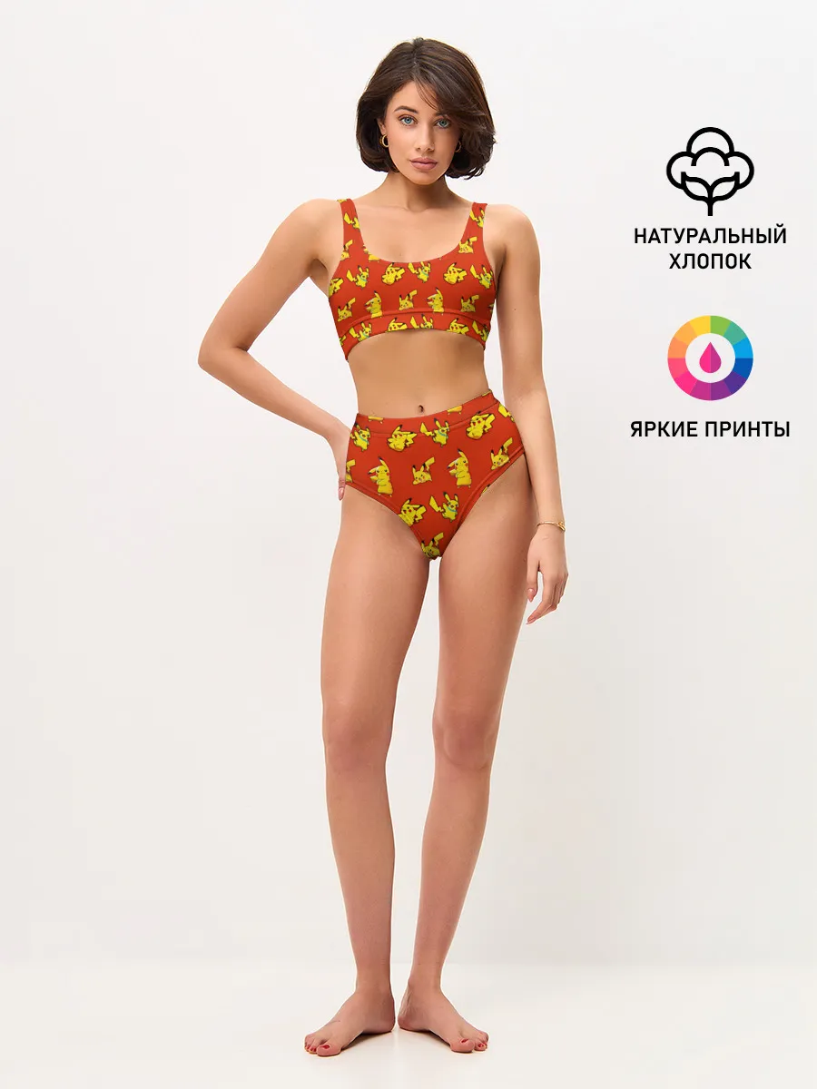 Женские топ и трусы / Пикачу
