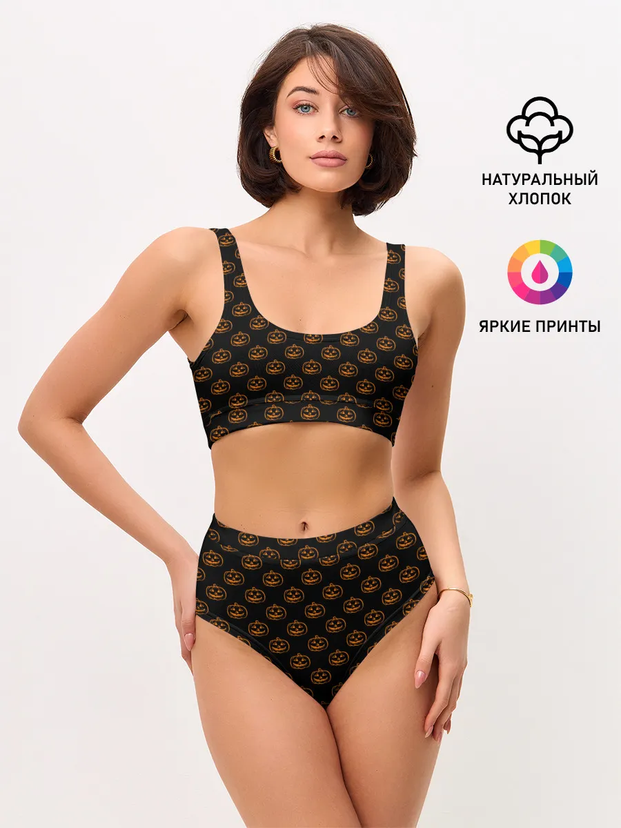 Женские топ и трусы / Хеллоуин