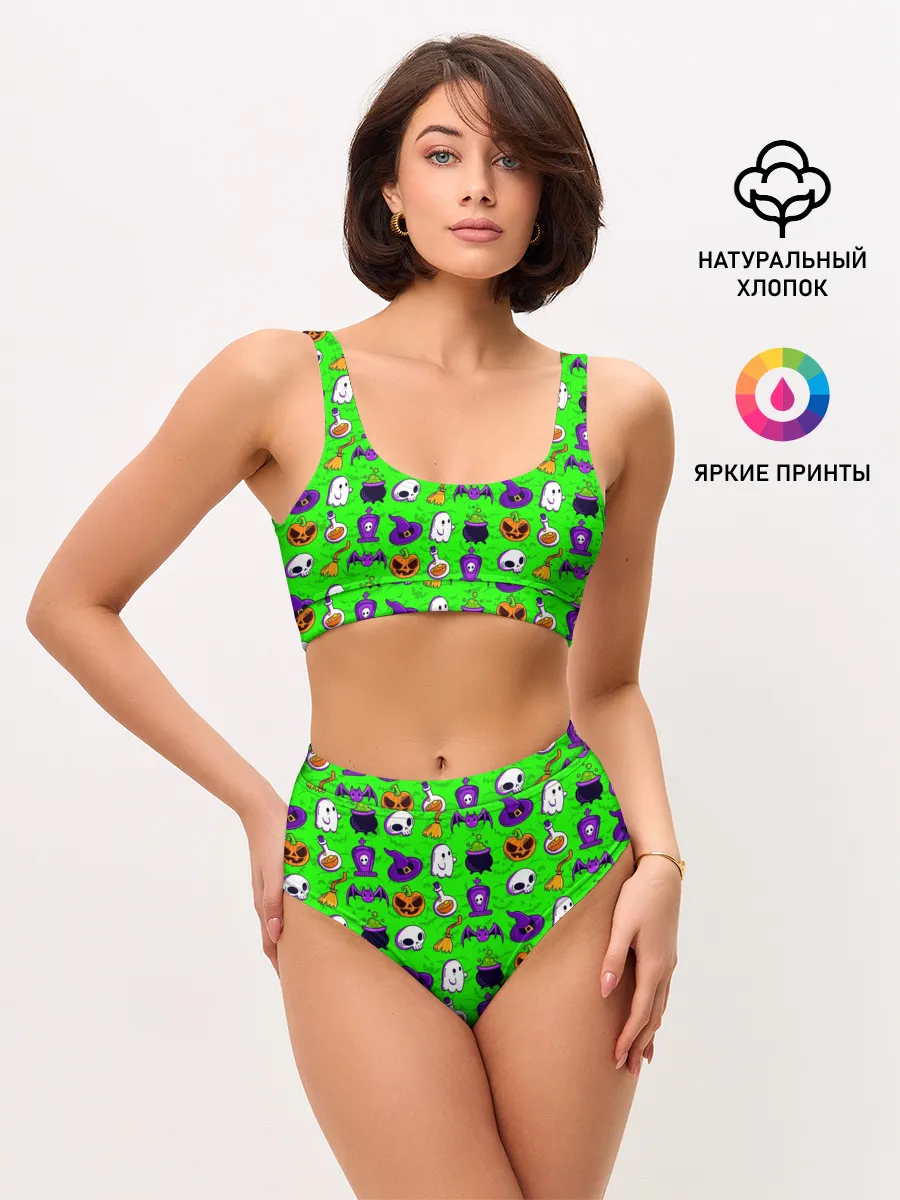 Женские топ и трусы / HALLOWEEN