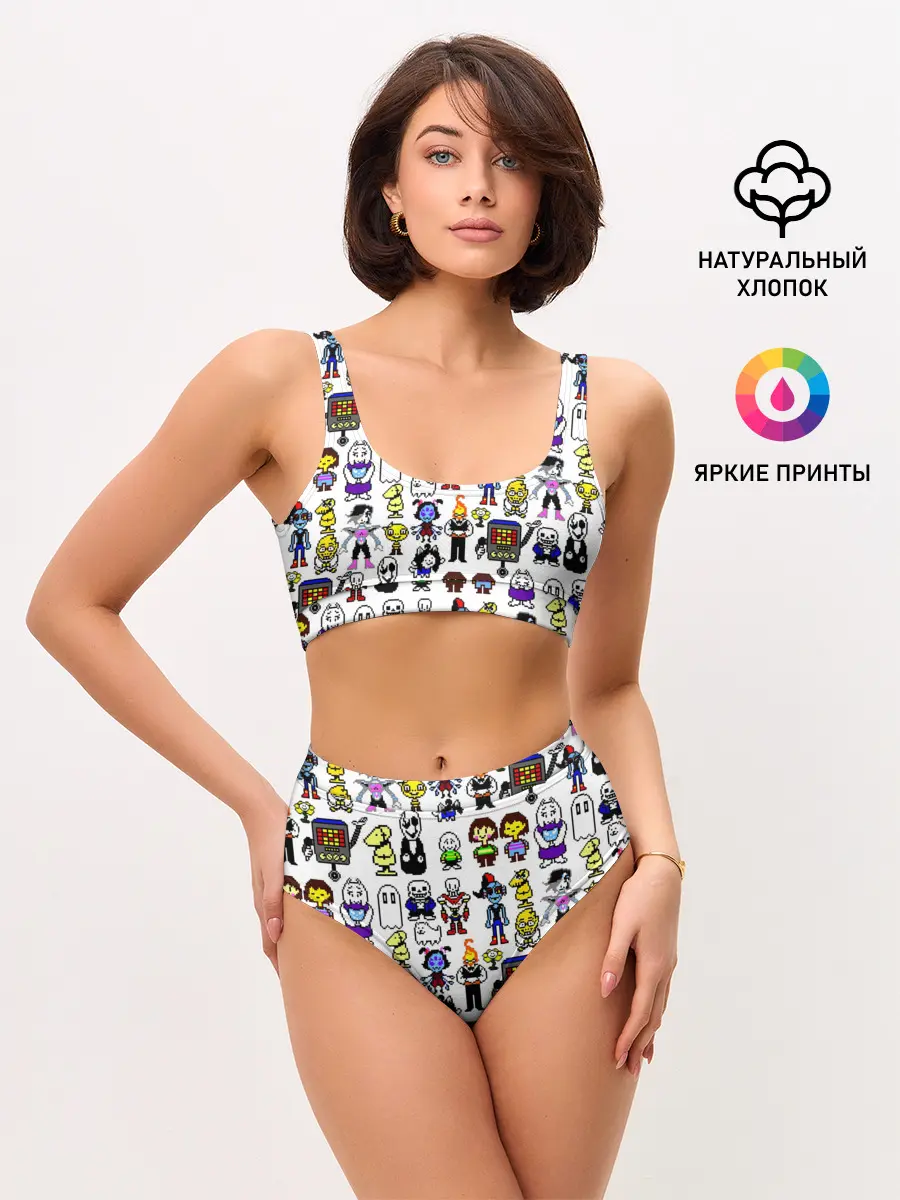 Женские топ и трусы / UNDERTALE