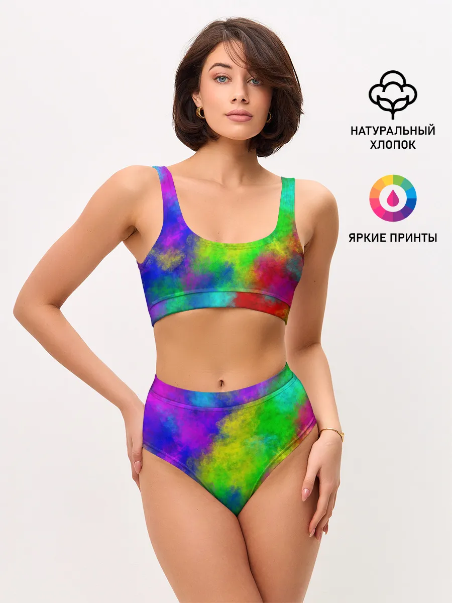 Женские топ и трусы / Multicolored