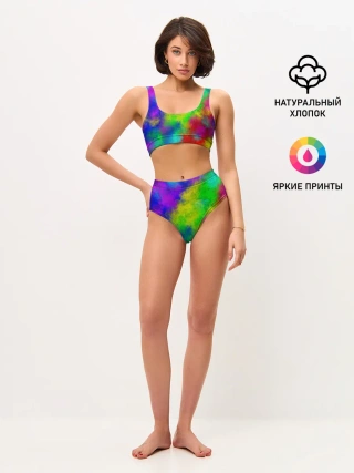 Женские топ и трусы / Multicolored