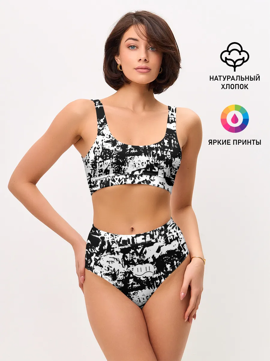 Женские топ и трусы / Graffiti